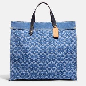 Coach Denim tote